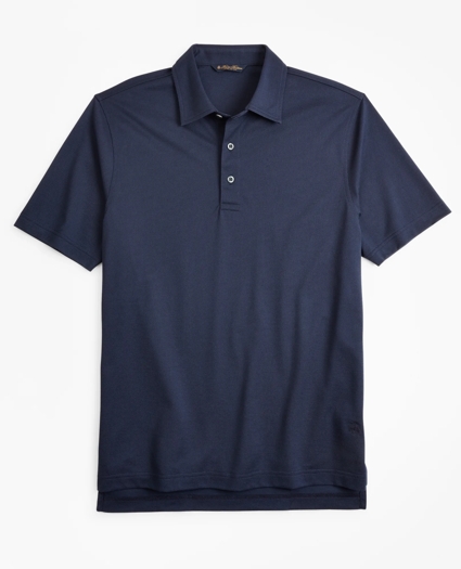 Premium Extra-Fine Supima&reg; Cotton Pique Short-Sleeve Polo Shirt, image 2