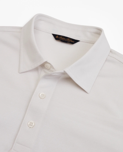 Premium Extra-Fine Supima&reg; Cotton Pique Short-Sleeve Polo Shirt, image 3