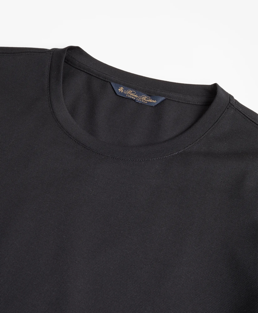 Premium Extra-Fine Supima® Cotton Pique T-Shirt, image 3