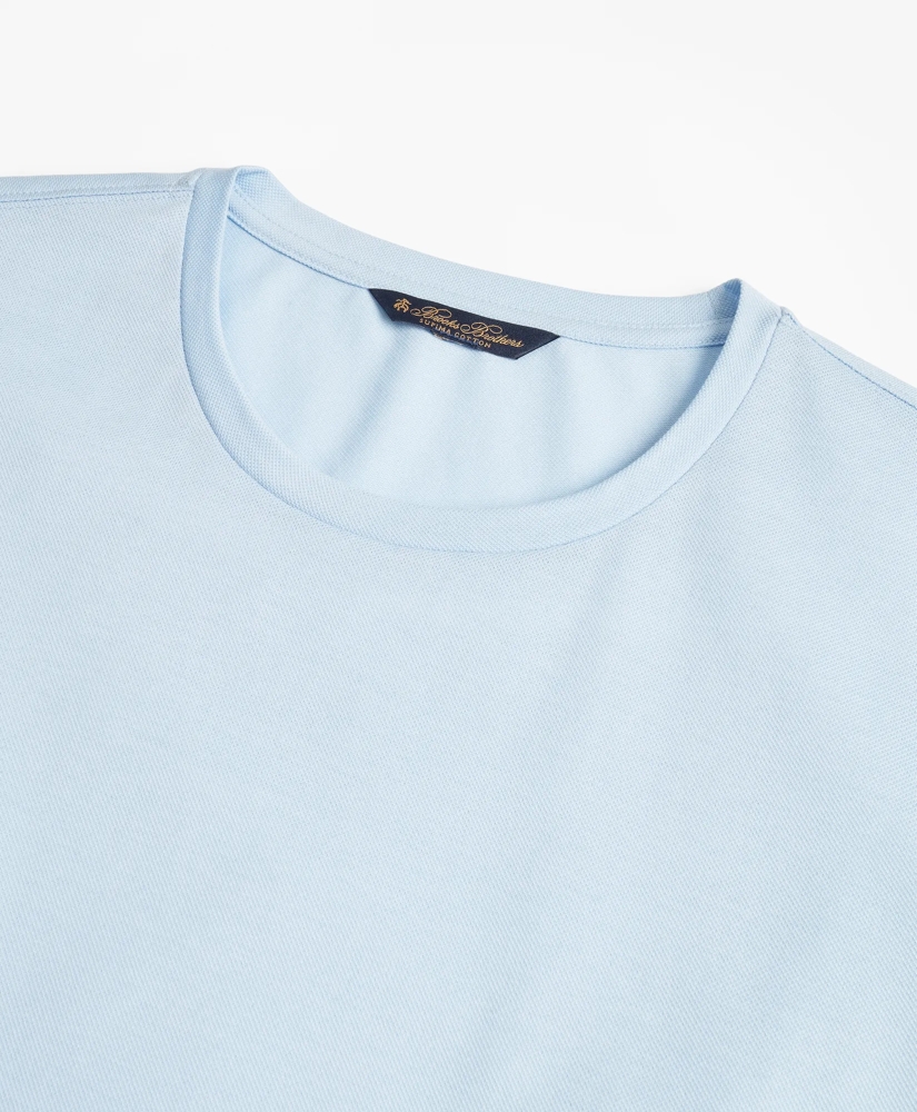 Premium Extra-Fine Supima® Cotton Pique T-Shirt, image 3