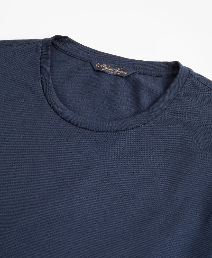 Premium Extra-Fine Supima® Cotton Pique T-Shirt, image 3
