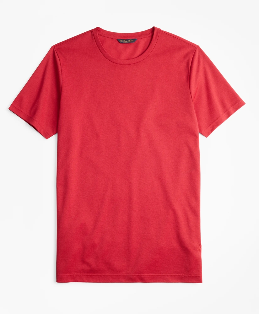 Premium Extra-Fine Supima® Cotton Pique T-Shirt, image 2