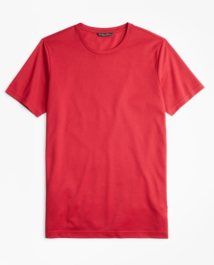 Premium Extra-Fine Supima® Cotton Pique T-Shirt, image 2