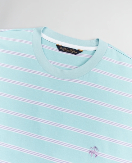 Supima® Cotton Multi-Stripe T-Shirt, image 2