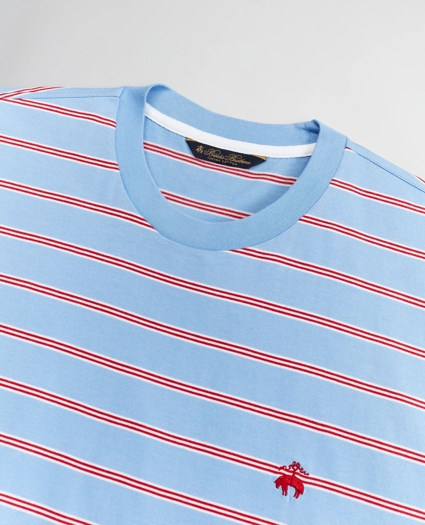 Supima&reg; Cotton Multi-Stripe T-Shirt, image 2