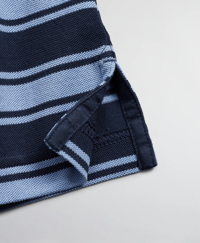 Slim Fit Large Stripe Polo Shirt, image 3