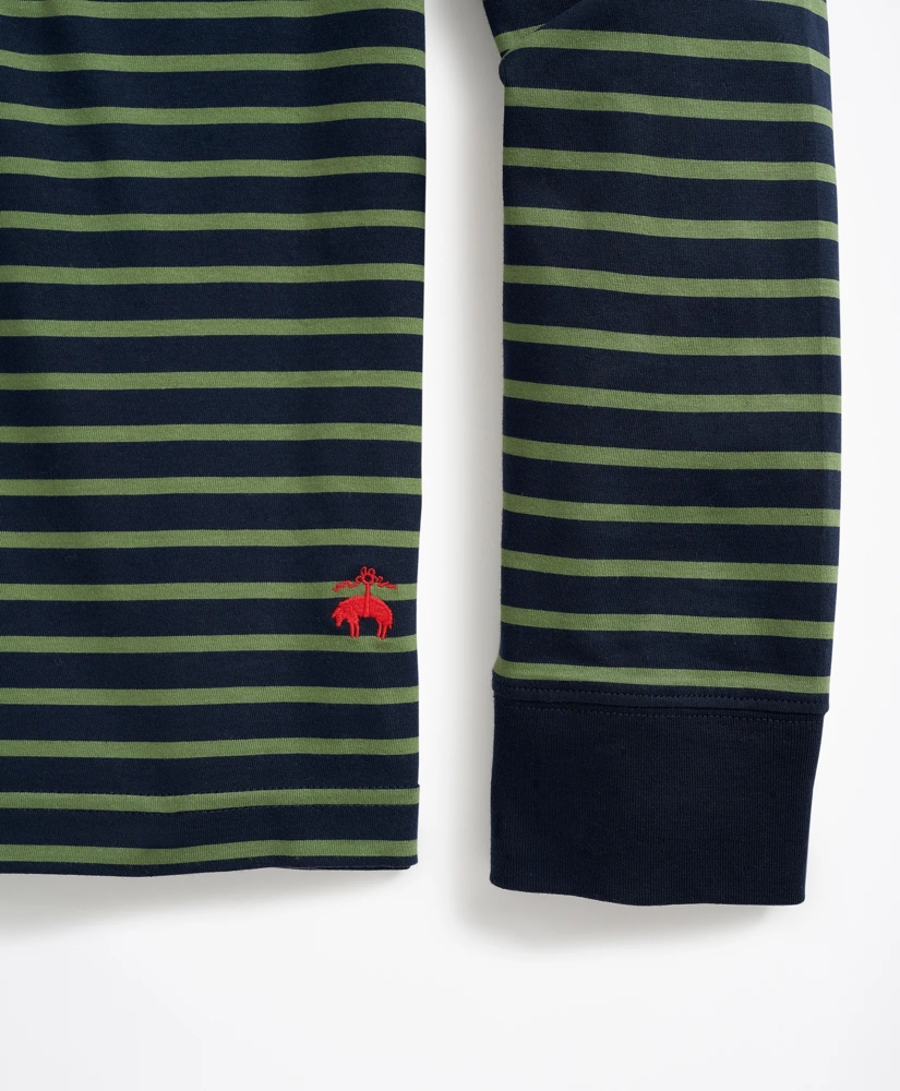 Cotton Striped Long-Sleeve T-Shirt, image 4