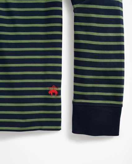 Cotton Striped Long-Sleeve T-Shirt, image 4