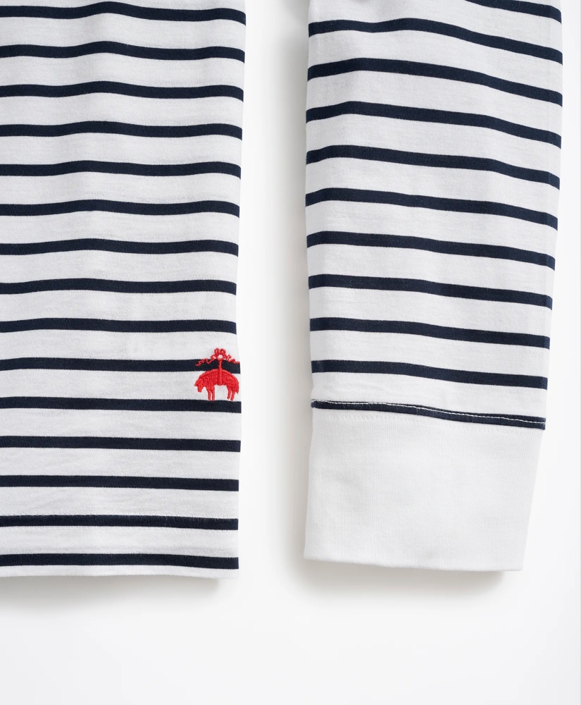 Cotton Striped Long-Sleeve T-Shirt, image 4