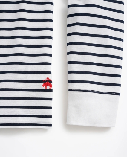 Cotton Striped Long-Sleeve T-Shirt, image 4