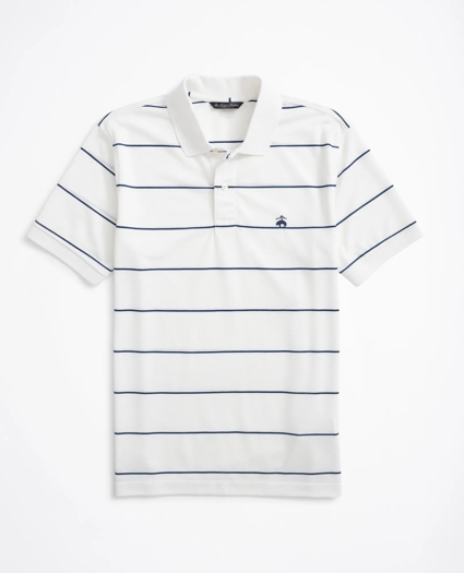 Golden Fleece® Original Fit Stretch Cotton Thin Stripe Polo Shirt, image 1