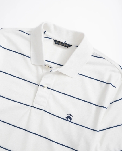 Golden Fleece® Original Fit Stretch Cotton Thin Stripe Polo Shirt, image 2