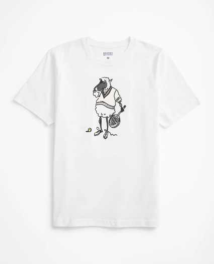 Henry Plays Tennis Graphic T-Shirt, image 1
