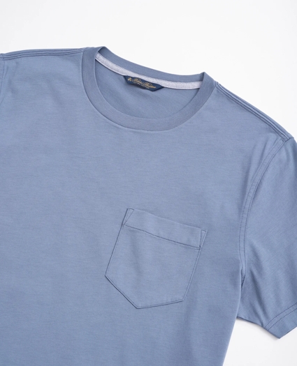 Supima® Cotton Pocket Crewneck T-Shirt, image 2