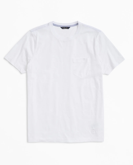 Supima® Cotton Pocket Crewneck T-Shirt, image 1