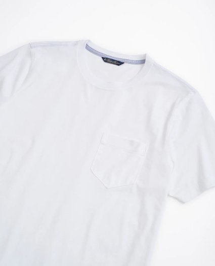Supima® Cotton Pocket Crewneck T-Shirt, image 2