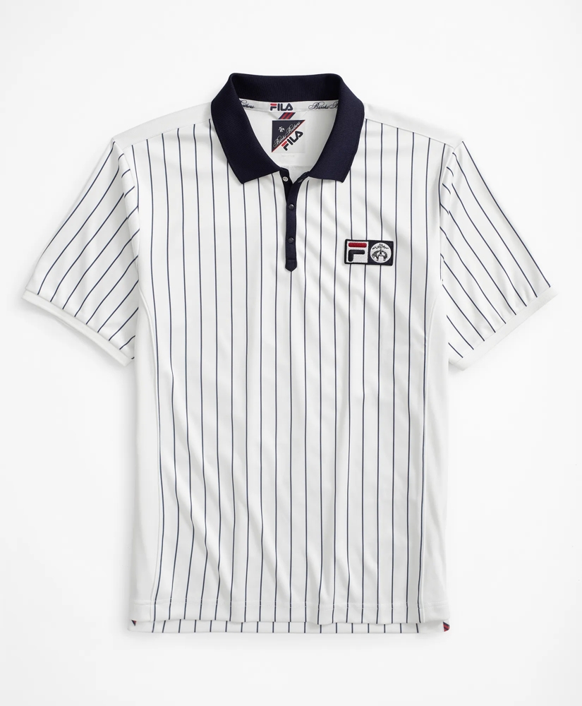 Brooks Brothers x FILA Championship Pinstripe Polo Shirt, image 3