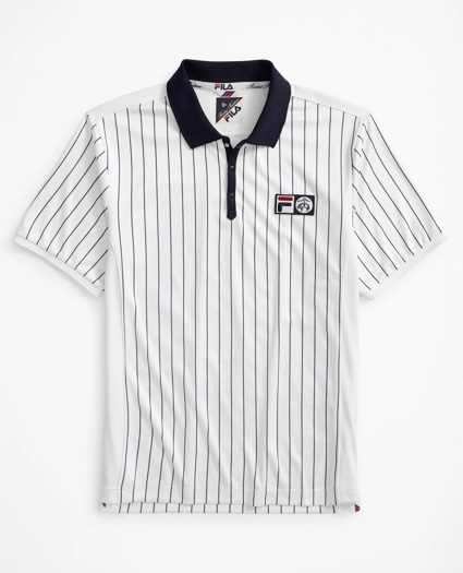 Brooks Brothers x FILA Championship Pinstripe Polo Shirt, image 3