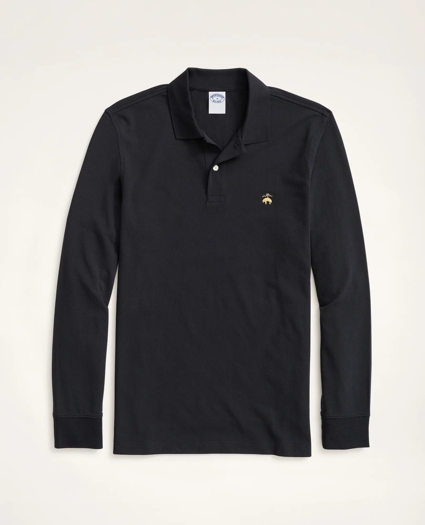 Golden Fleece® Stretch Supima® Long-Sleeve Polo Shirt, image 1
