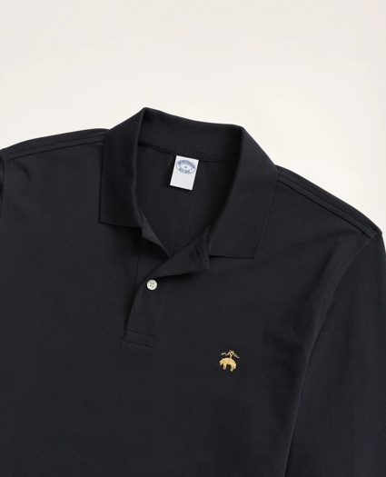 Golden Fleece® Stretch Supima® Long-Sleeve Polo Shirt, image 2