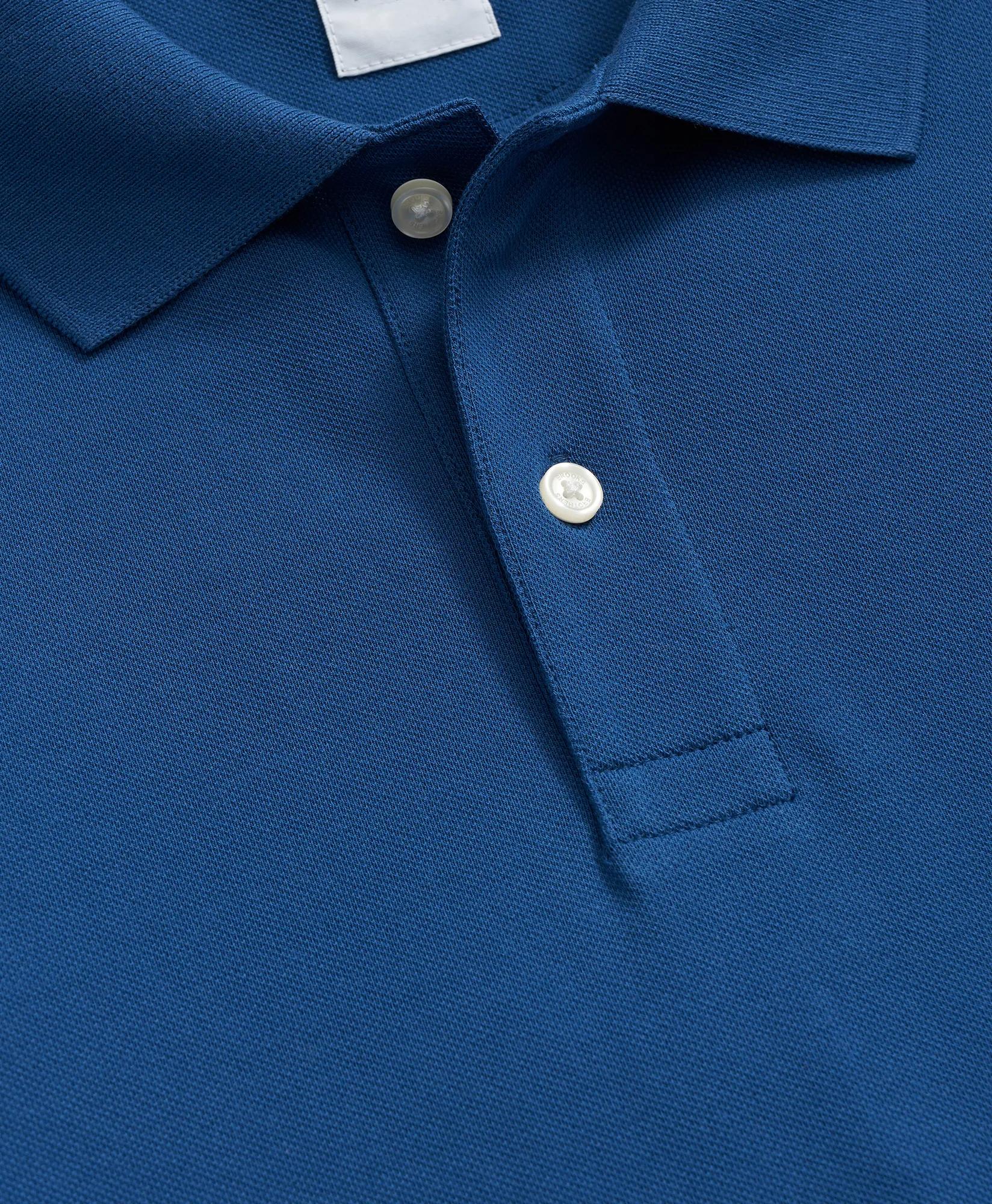 Golden Fleece® Stretch Supima® Long-Sleeve Polo Shirt, image 2