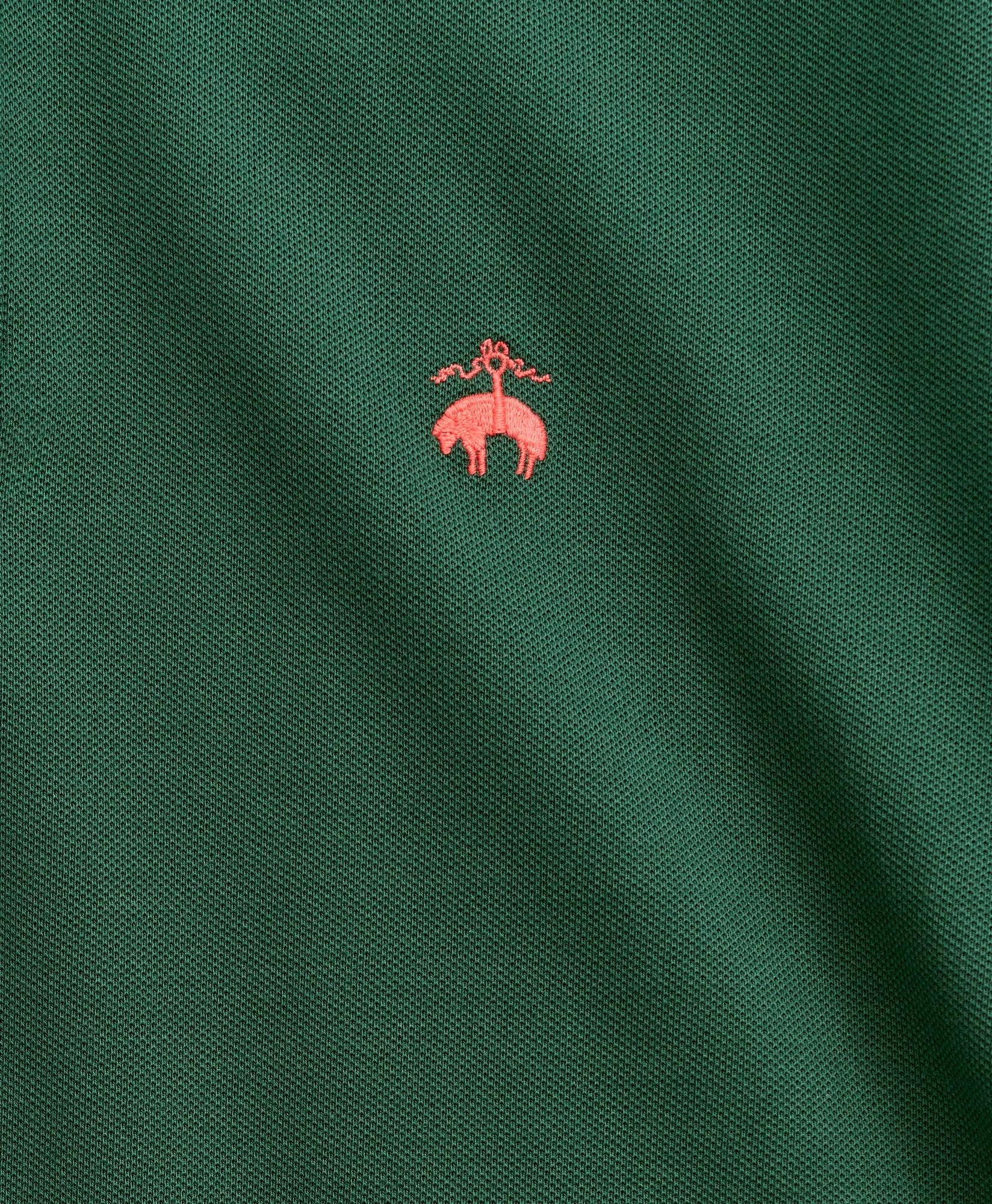 Golden Fleece® Stretch Supima® Long-Sleeve Polo Shirt, image 2