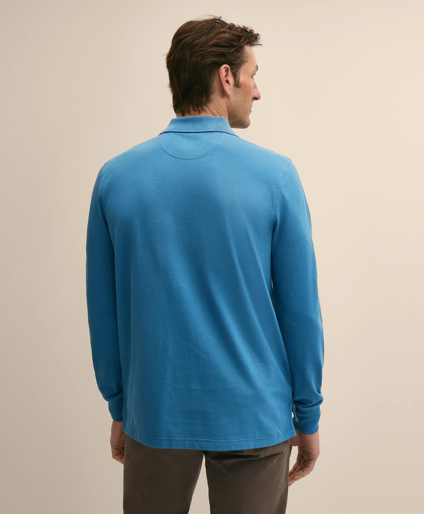 Golden Fleece&reg; Stretch Supima&reg; Long-Sleeve Polo Shirt, image 3