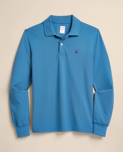 Golden Fleece&reg; Stretch Supima&reg; Long-Sleeve Polo Shirt, image 4