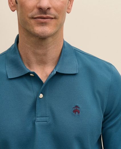Golden Fleece&reg; Stretch Supima&reg; Long-Sleeve Polo Shirt, image 2