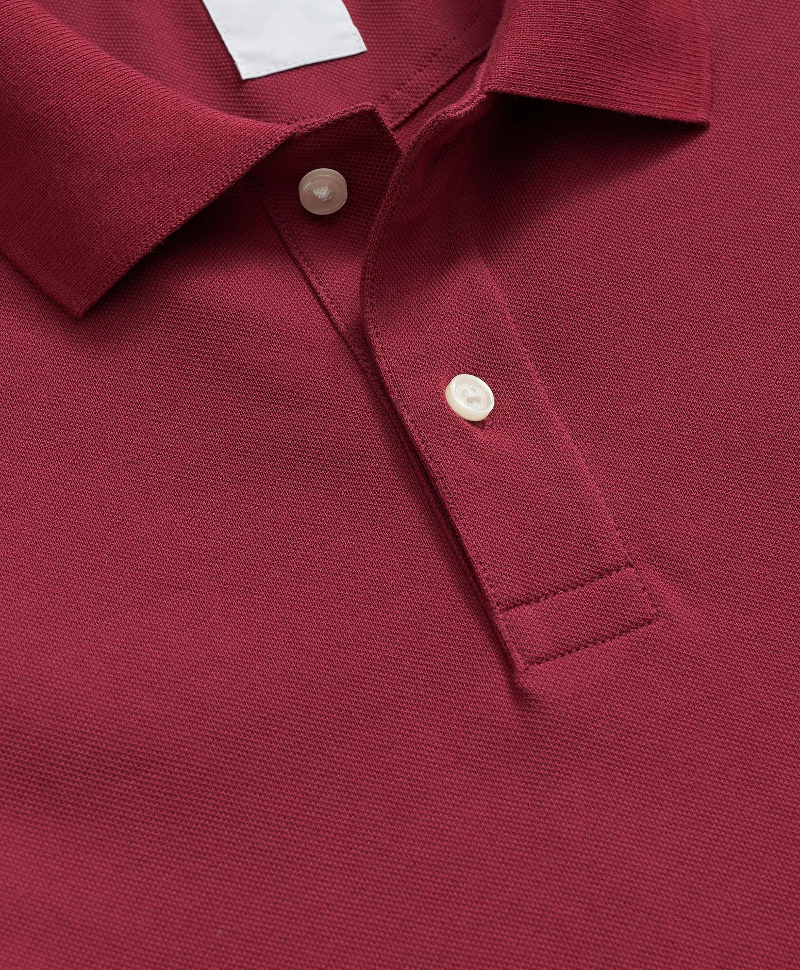 Golden Fleece® Stretch Supima® Long-Sleeve Polo Shirt, image 2