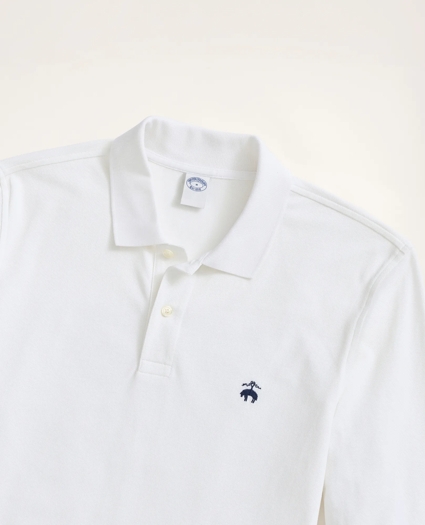 Golden Fleece® Stretch Supima® Long-Sleeve Polo Shirt, image 2
