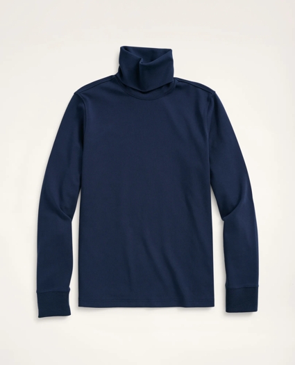 Stretch Supima® Cotton Turtleneck, image 1