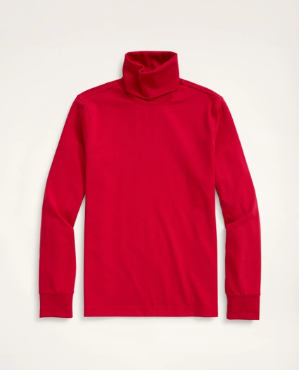 Stretch Supima® Cotton Turtleneck, image 1