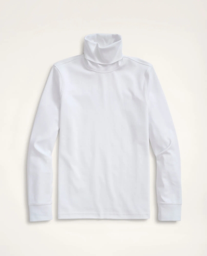 Stretch Supima® Cotton Turtleneck, image 1