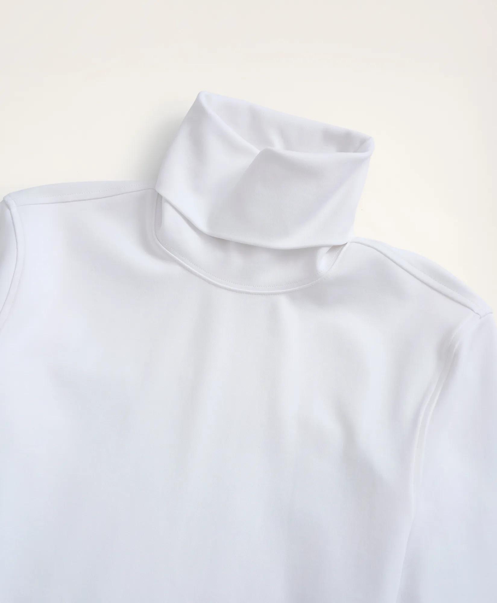 Stretch Supima® Cotton Turtleneck, image 2