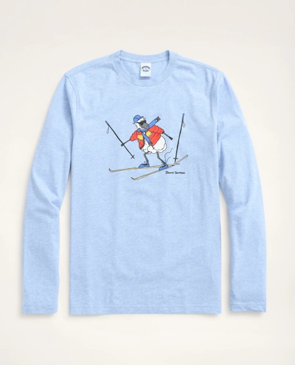 Henry Skiing Long-Sleeve Graphic T-Shirt, image 1