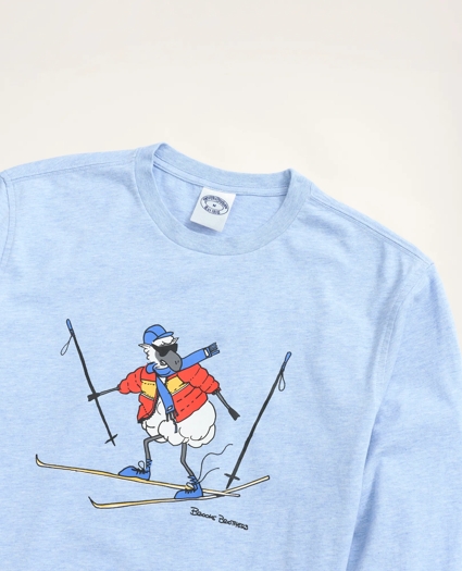 Henry Skiing Long-Sleeve Graphic T-Shirt, image 2