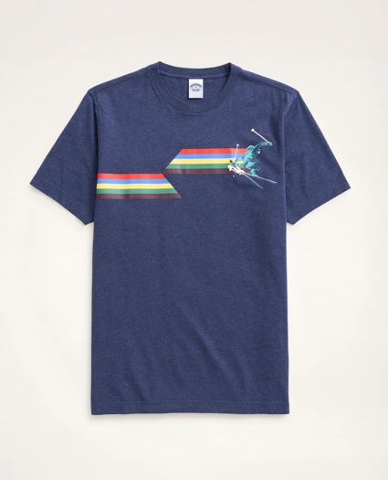 Skiing Graphic T-Shirt, image 1
