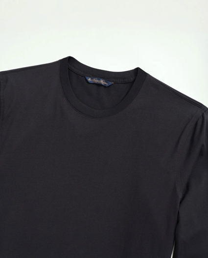 Supima® Cotton Long-Sleeve Logo T-Shirt, image 2