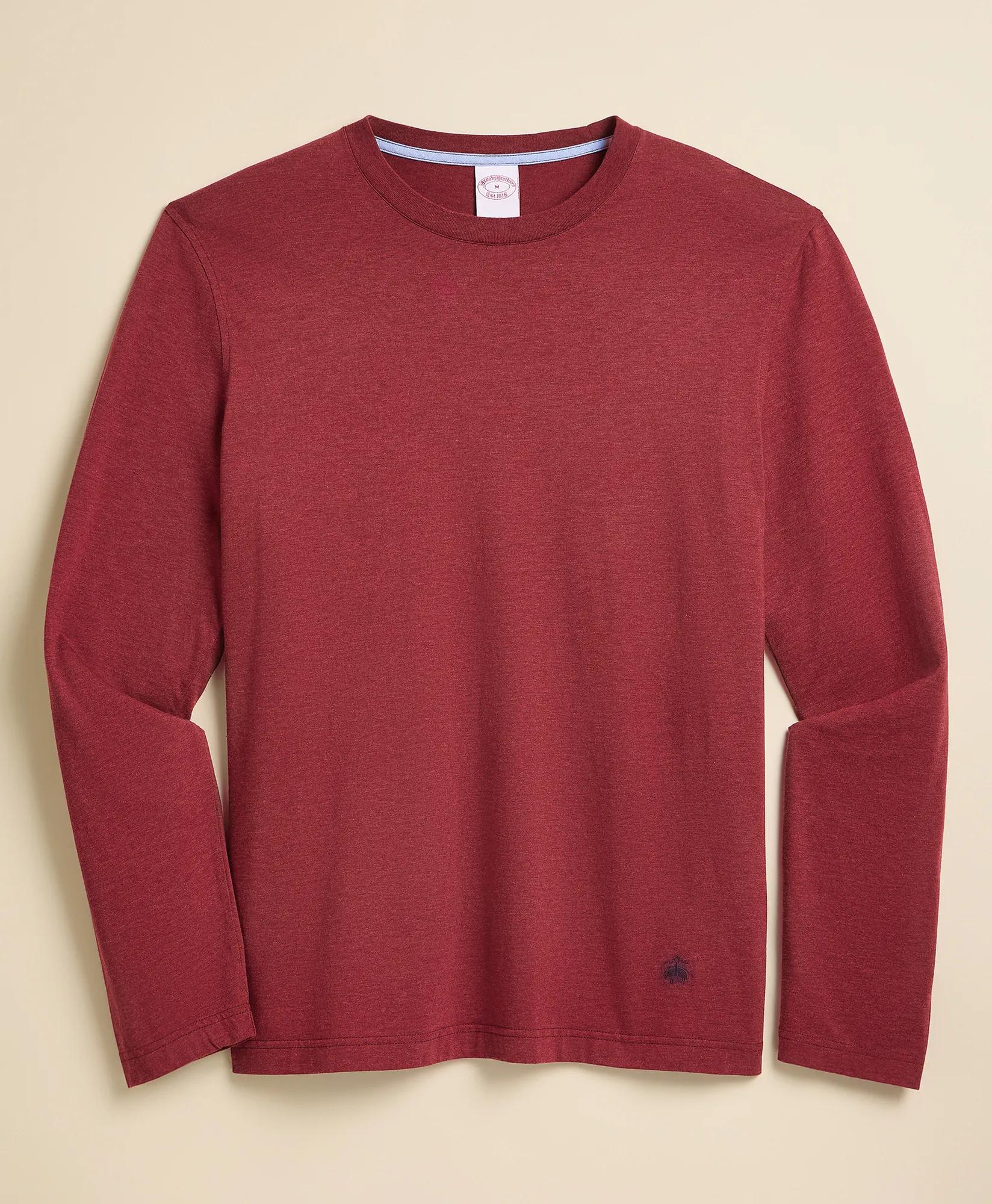 Supima&reg; Cotton Long-Sleeve Logo T-Shirt, image 1