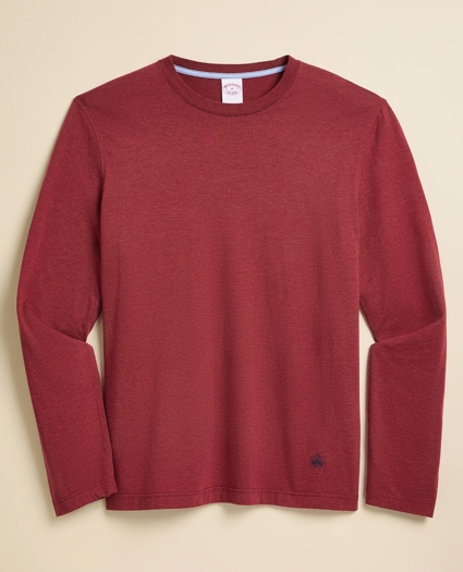 Supima&reg; Cotton Long-Sleeve Logo T-Shirt, image 1