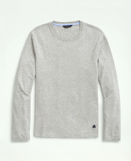 Supima® Cotton Long-Sleeve Logo T-Shirt, image 1