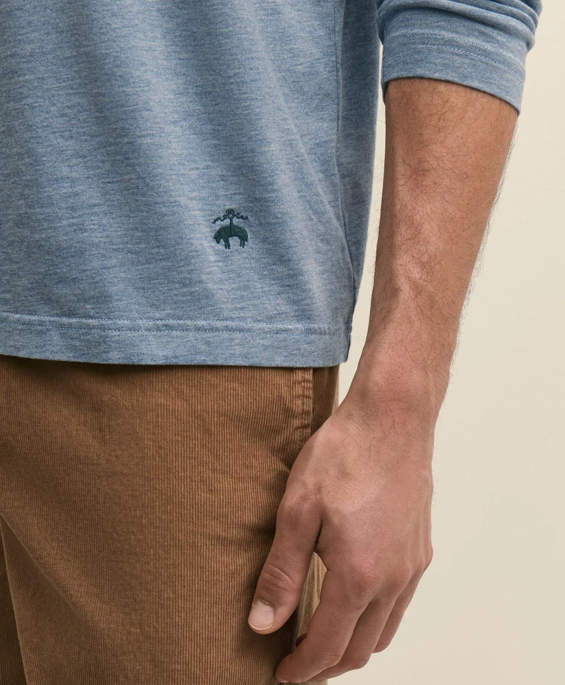 Supima&reg; Cotton Long-Sleeve Logo T-Shirt, image 2