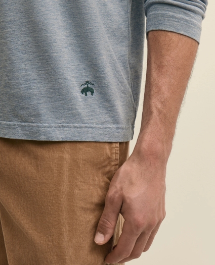 Supima&reg; Cotton Long-Sleeve Logo T-Shirt, image 2
