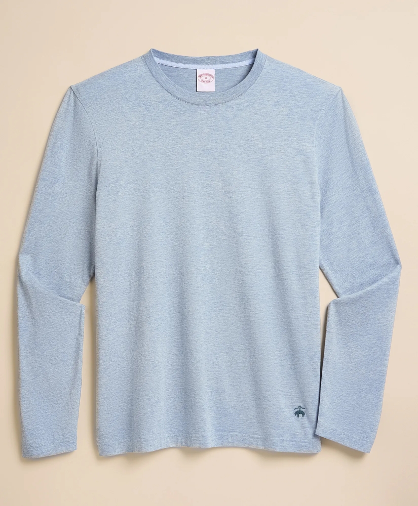 Supima&reg; Cotton Long-Sleeve Logo T-Shirt, image 4