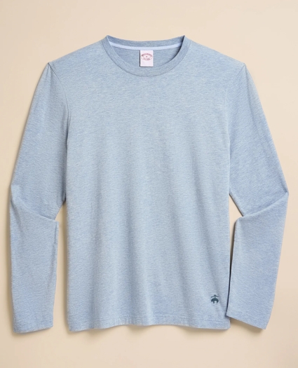 Supima&reg; Cotton Long-Sleeve Logo T-Shirt, image 4
