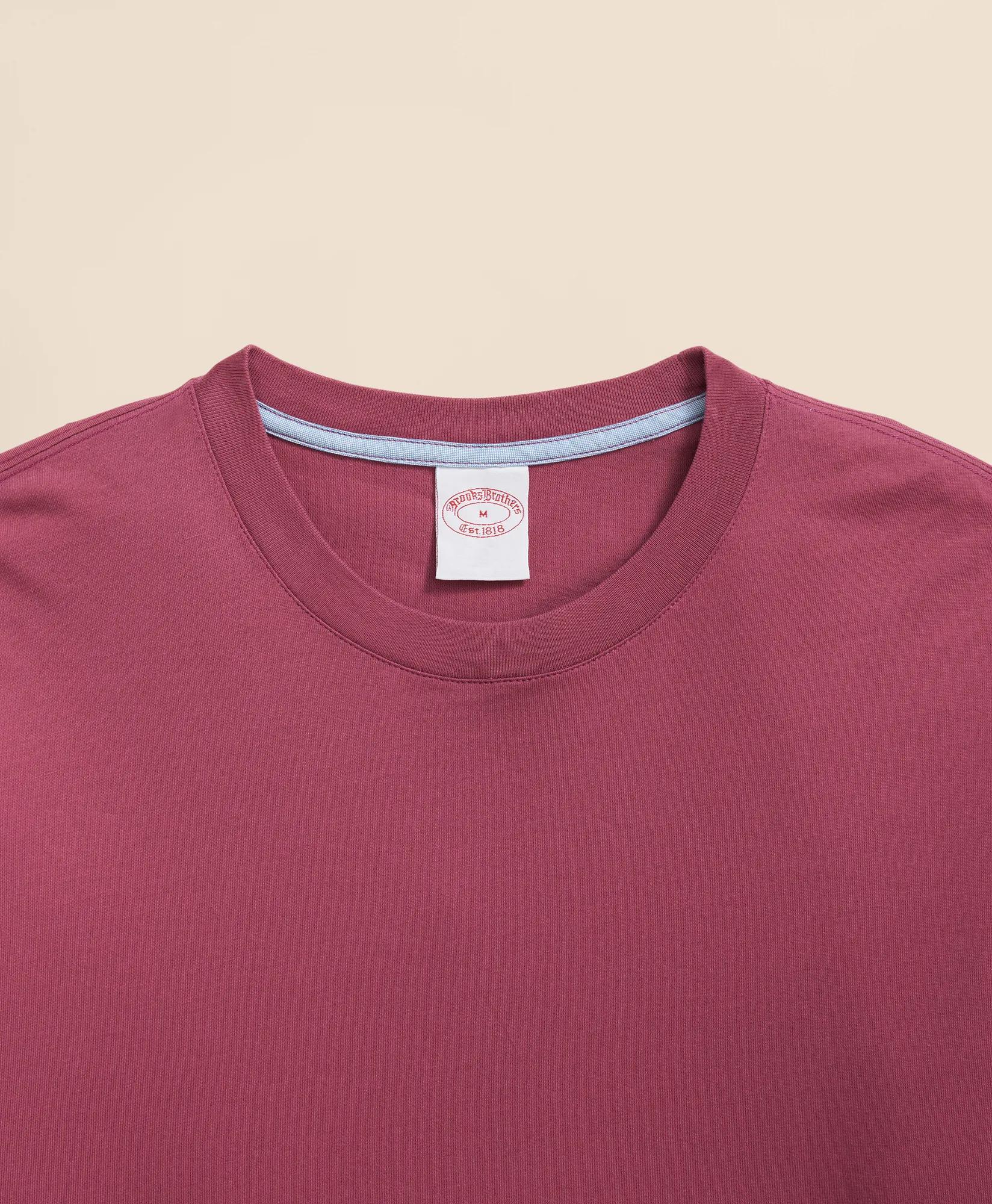 Supima® Cotton Long-Sleeve Logo T-Shirt, image 2