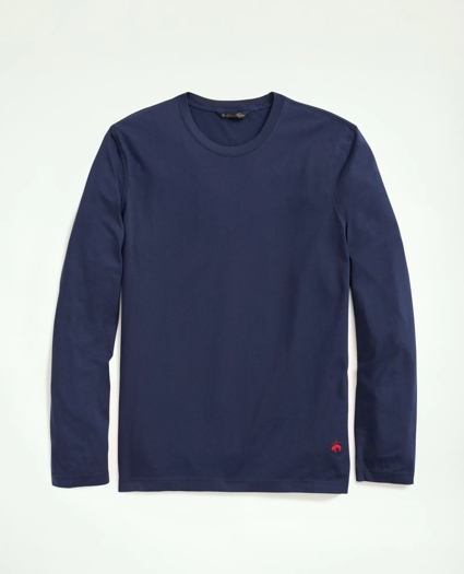 Supima® Cotton Long-Sleeve Logo T-Shirt, image 1