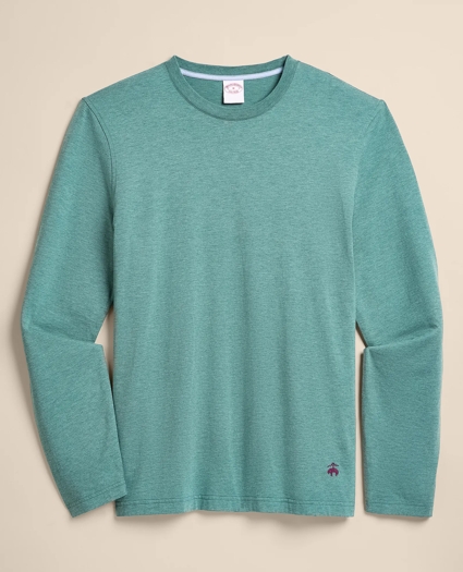 Supima&reg; Cotton Long-Sleeve Logo T-Shirt, image 1