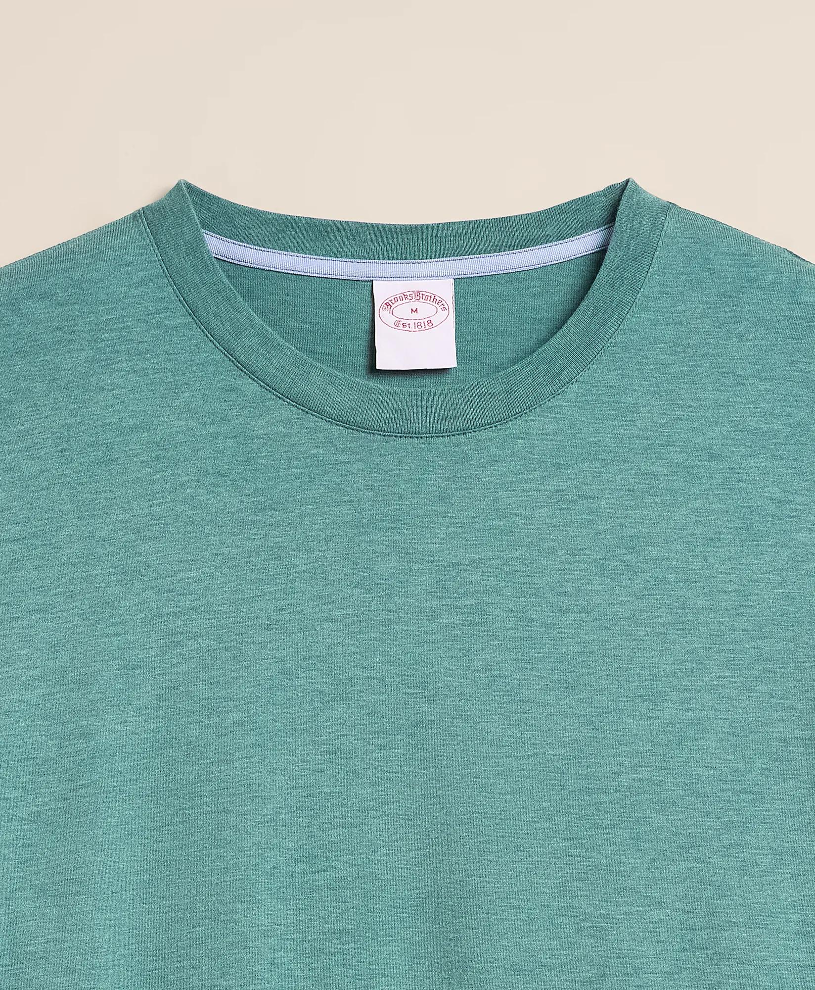 Supima&reg; Cotton Long-Sleeve Logo T-Shirt, image 2